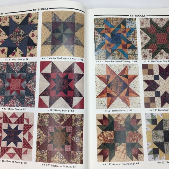 Vintage 1998 The Block Book Judy Martin Quilt Pattern Designs Ideas Rotary Shape - Picture 4 of 12